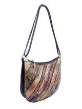 Purple Snakeskin Shoulder Bag Accessory arcadeshops.com
