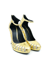 Rodarte Gold Sunrise Pumps, 39 Accessory arcadeshops.com