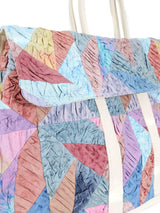 Upcycled Pastel Quilt Large Weekend Bag Accessory arcadeshops.com