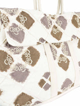 Upcycled Canvas Applique Large Weekend Bag Accessory arcadeshops.com