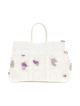 Upcycled Grape Crochet Large Weekend Bag Accessory arcadeshops.com