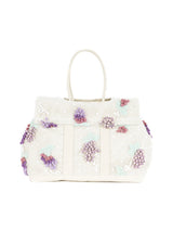 Upcycled Grape Crochet Medium Weekend Bag Accessory arcadeshops.com