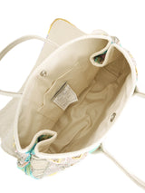 Upcycled Pastel Crochet Medium Weekend Bag Accessory arcadeshops.com