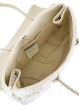 Upcycled Crochet Doilies Medium Weekend Bag Accessory arcadeshops.com