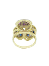 18k Mid Century Petal Ring Fine Jewelry arcadeshops.com