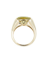 14k Gold Lemon Quartz Ring Fine Jewelry arcadeshops.com