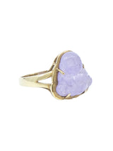 1960s Lavender Jade Buddha Ring Fine Jewelry arcadeshops.com
