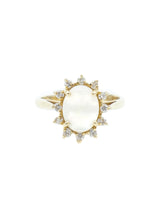 14k Opal Sunburst Ring Fine Jewelry arcadeshops.com