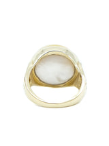 1980s Large Natural Pearl Ring Fine Jewelry arcadeshops.com