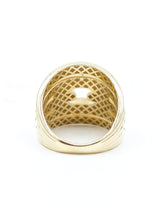 14k Gold Mariner Style Cut Out Band Ring Fine Jewelry arcadeshops.com
