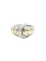 Mid Century Ribbed Dome Ring Fine Jewelry arcadeshops.com