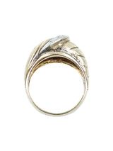 Mid Century Ribbed Dome Ring Fine Jewelry arcadeshops.com