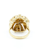 18k Gold Sapphire Flower Ring Fine Jewelry arcadeshops.com