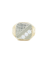 18k Gold Carved Signet Ring Fine Jewelry arcadeshops.com