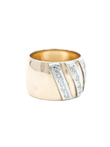 14k Rose Gold And Diamond Cigar Band Fine Jewelry arcadeshops.com