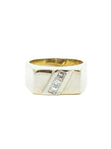 14k Diamond Signet Ring Fine Jewelry arcadeshops.com