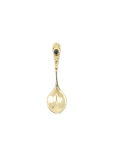 14k Black Diamond Spoon Charm Fine Jewelry arcadeshops.com