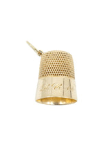 14k Thimble Charm Fine Jewelry arcadeshops.com