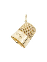 14k Thimble Charm Fine Jewelry arcadeshops.com