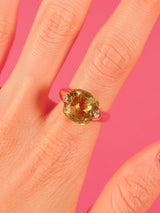 14k Gold Lemon Quartz Ring Fine Jewelry arcadeshops.com