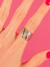 14k Rose Gold And Diamond Cigar Band Fine Jewelry arcadeshops.com