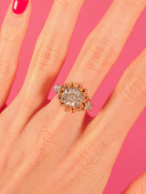 14k Gold Floral Ring Fine Jewelry arcadeshops.com