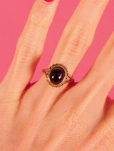 9k Garnet Cabochon Ring Fine Jewelry arcadeshops.com