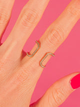 Open Front Diamond Cage Ring Fine Jewelry arcadeshops.com