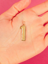 14k Number One Charm Fine Jewelry arcadeshops.com
