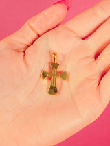 14k Italian Cross Charm Fine Jewelry arcadeshops.com