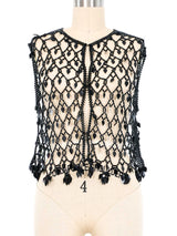Italian Beaded Vest Top arcadeshops.com