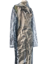 Krizia Textured Sheer Maxi Dress Dress arcadeshops.com