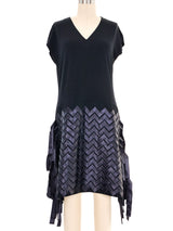 Issey Miyake Ribbon Trimmed Jersey Dress Dress arcadeshops.com