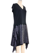 Issey Miyake Ribbon Trimmed Jersey Dress Dress arcadeshops.com
