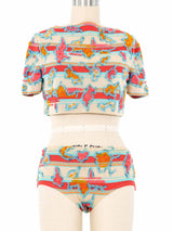 1960s Beaded Micro Short Three Piece Ensemble Suit arcadeshops.com