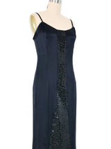 2002 Chanel Sequin Accented Slip Dress Dress arcadeshops.com