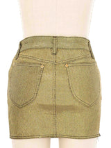 1989 Jean Paul Gaultier Lurex Micro Mini Skirt Bottom arcadeshops.com