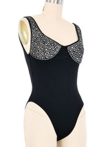 Michael Morrison Rhinestone Studded Bodysuit Suit arcadeshops.com