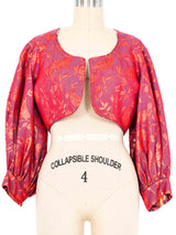 1991 Christian Dior Couture Puff Sleeve Bolero Jacket arcadeshops.com