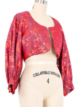 1991 Christian Dior Couture Puff Sleeve Bolero Jacket arcadeshops.com