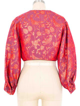 1991 Christian Dior Couture Puff Sleeve Bolero Jacket arcadeshops.com