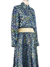 1980s Chloe Metallic Skirt Ensemble Suit arcadeshops.com