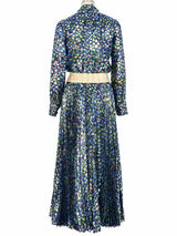 1980s Chloe Metallic Skirt Ensemble Suit arcadeshops.com