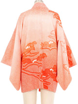 Coral Shibori Kimono Jacket arcadeshops.com