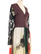 Jean Paul Gaultier Mixed Cardigan Dress Dress arcadeshops.com