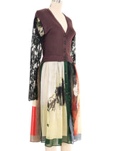 Jean Paul Gaultier Mixed Cardigan Dress Dress arcadeshops.com