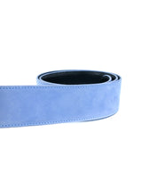 Escada Sky Blue Suede Charm Belt Accessory arcadeshops.com