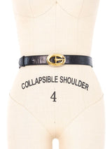 1980s Gucci G Buckle Belt Accessory arcadeshops.com