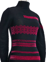 Issey Miyake Corrugated Flocked Velvet Top Top arcadeshops.com