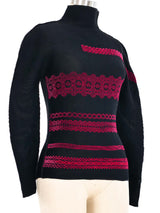 Issey Miyake Corrugated Flocked Velvet Top Top arcadeshops.com